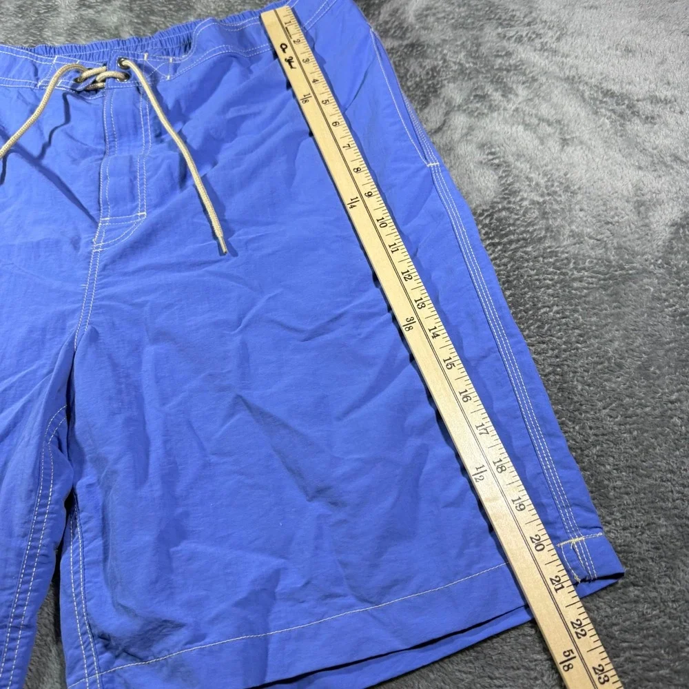 Polo Ralph Lauren Mens XL Blue Cargo Swim Trunks Lined Board Shorts Pony Logo